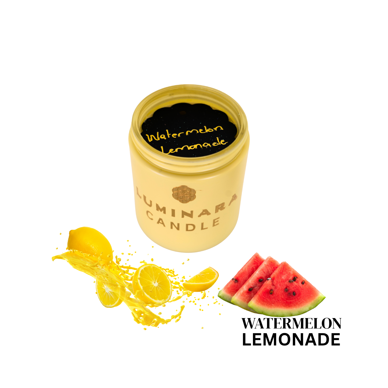 8 OZ GLASS SCENTED CANDLE