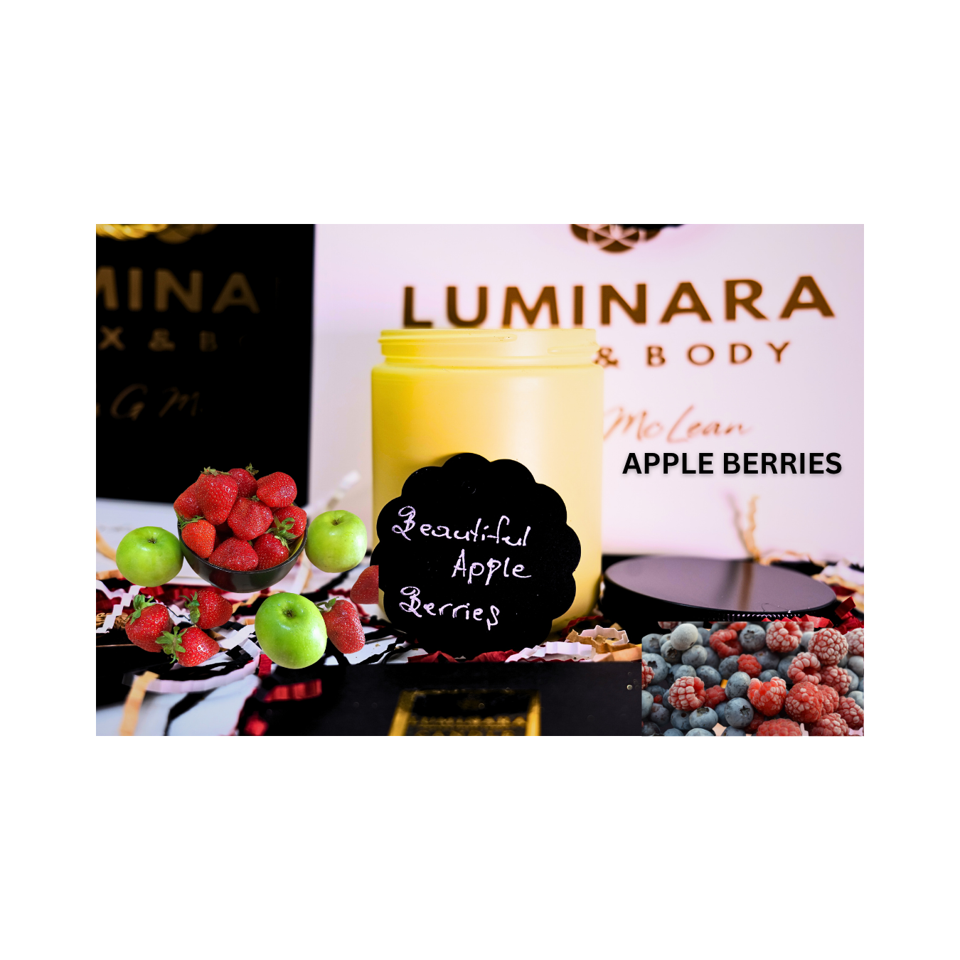 8 OZ GLASS SCENTED CANDLE