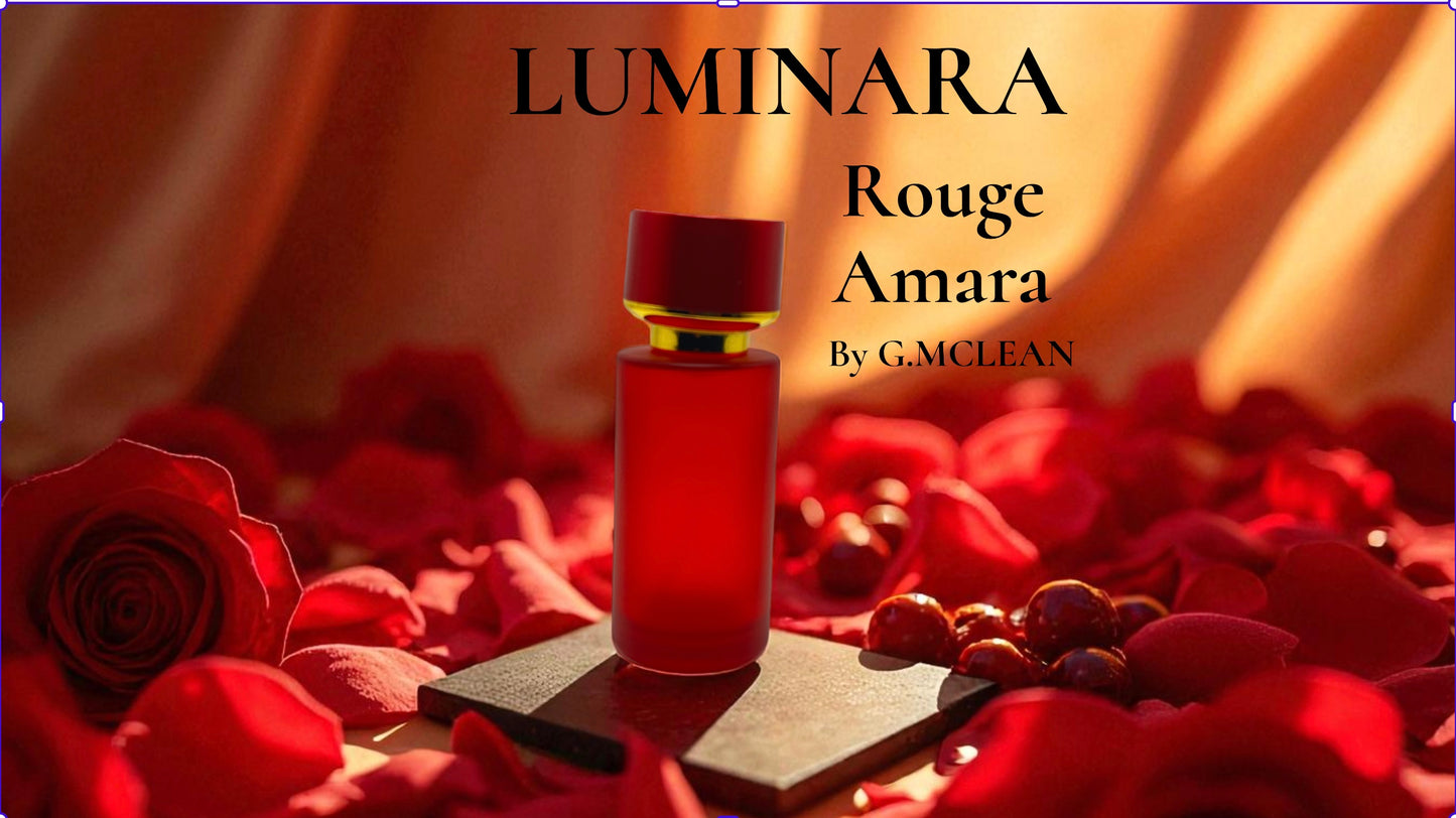 LUMINARA WAX & BODY ROUGE AMARA OIL EAU D PARFUM BY G. MCLEAN