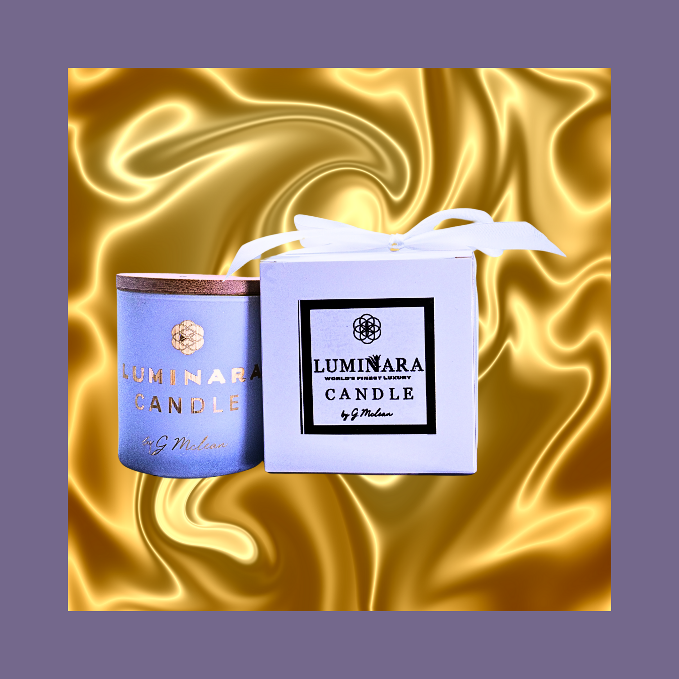 10 OZ GLASS SCENTED CANDLE