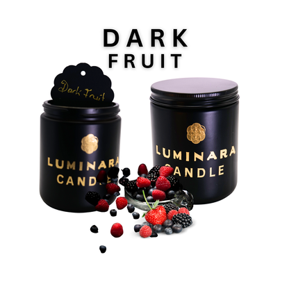 8 OZ GLASS SCENTED CANDLE