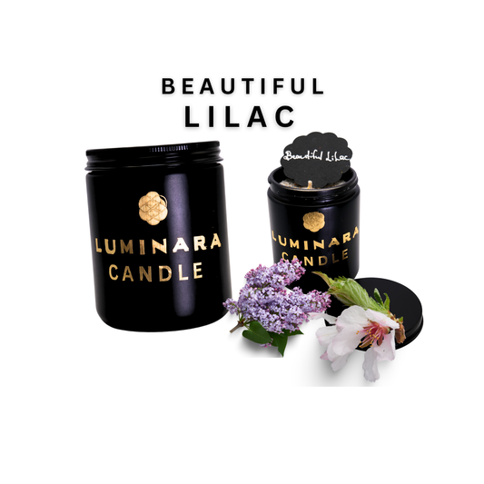8 OZ GLASS LUXURY SCENTED CANDLE