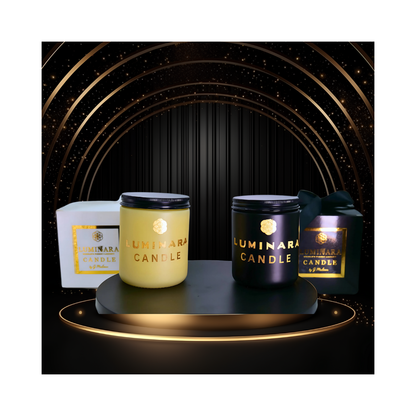 8 OZ GLASS SCENTED CANDLE